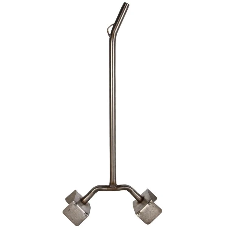 Nippelbuissteun Zwevend 30° RVS, 2x 1/2" 3 Nippelbuissteun Zwevend 30° RVS, 2x 1/2"