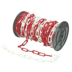 Afzetketting Rood / Wit 25 Meter