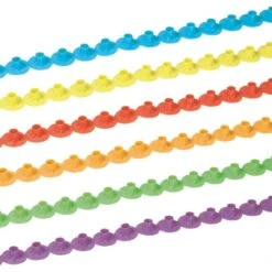 MS Tag Round Chain Oormerk Vrouwelijk Open Blanco Bulk, P/100