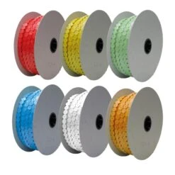 MS Tag Round Chain Oormerk Open Vrouwelijk Blanco, P/2000