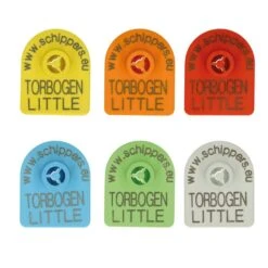 MS Tag Torbogen Little Vrouw Bedrukt Bulk, P/100