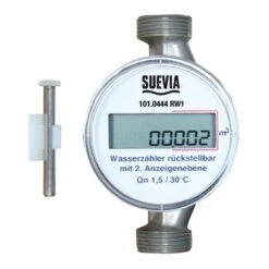 Suevia Watermeter 3/4", Resetbaar