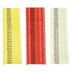 Twintag Oormerk Volgnummers, P/2500