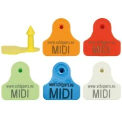 MS Tag Midi Oormerk Mannelijk Bedrukt Kettingzakje, P/50