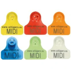 MS Tag Midi Oormerk Vrouwelijk Bedrukt Kettingzakje, P/50