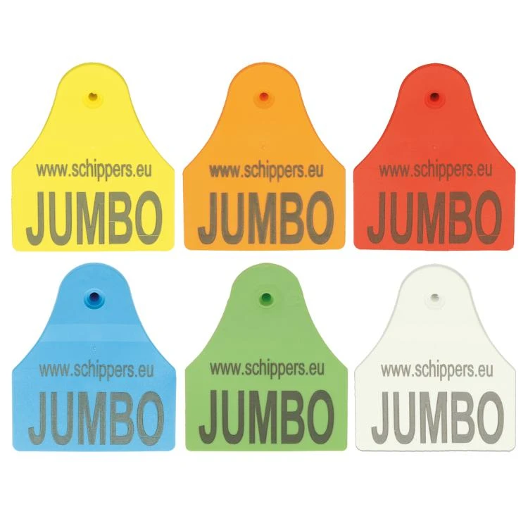 MS Tag Jumbo Oormerk, Mannelijk, Robuust Metalen Punt, Bedrukt, P/100 3 MS Tag Jumbo Oormerk, Mannelijk, Robuust Metalen Punt, Bedrukt, P/100