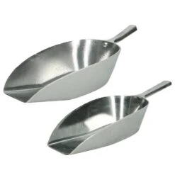 Voerschep Aluminium Achtergreep