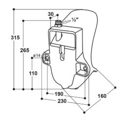 Suevia Drinkbak 95S, 1/2” Inox -Easyfix Winkel Various20shots N0120BBMM02 X X 1507633 750x750 1680689410053